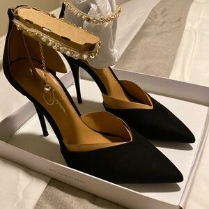 Jessica Simpson Wanita pump black like new worn once